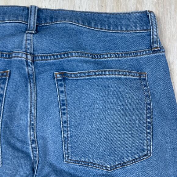 J Crew Essential Straight Jean Denim Women's Blue High Rise Casual Jeans 32 - Picture 15 of 15